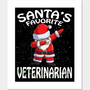 Santas Favorite Veterinarian Christmas Posters and Art